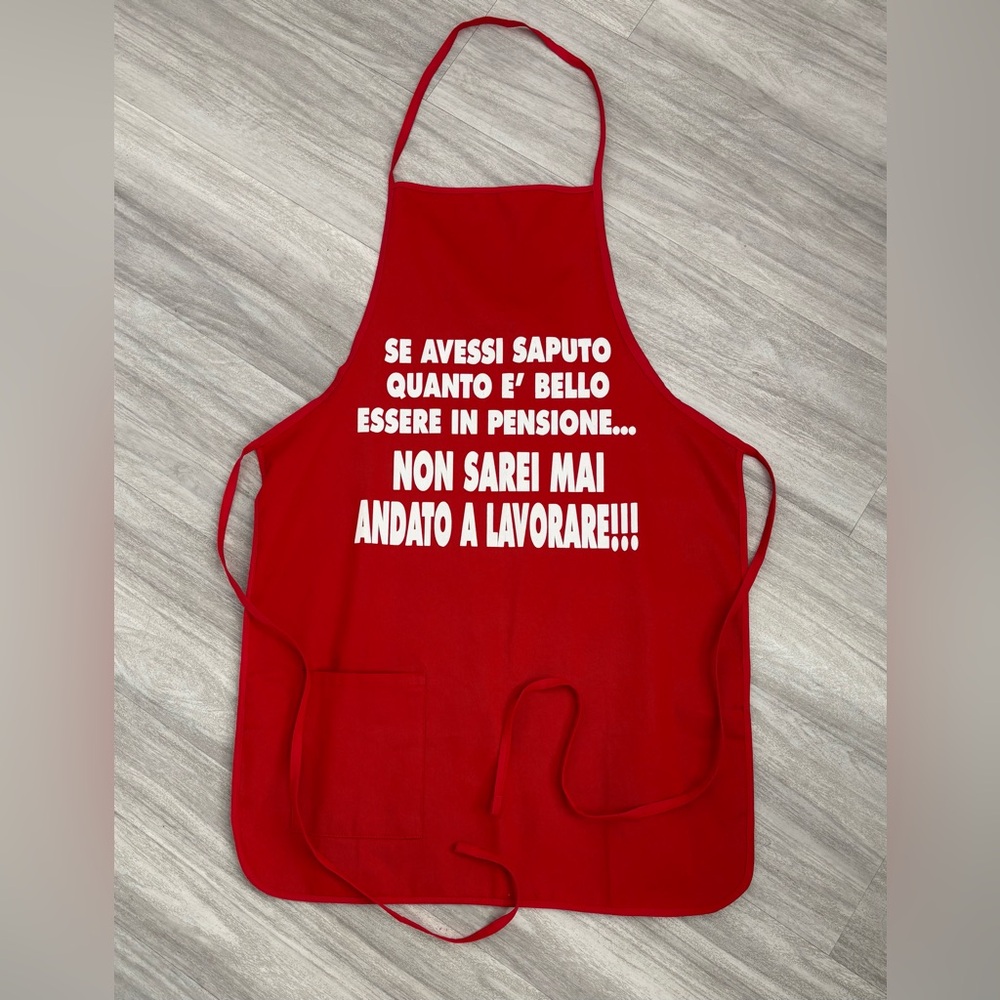 Italian Retirement Apron